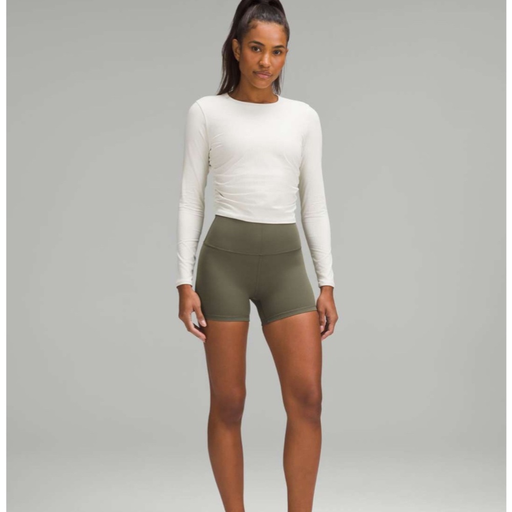 Lululemon Align High-Rise Short 4" Army Green